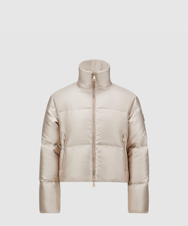 몽클레어 메탈릭 쇼트 다운 재킷
