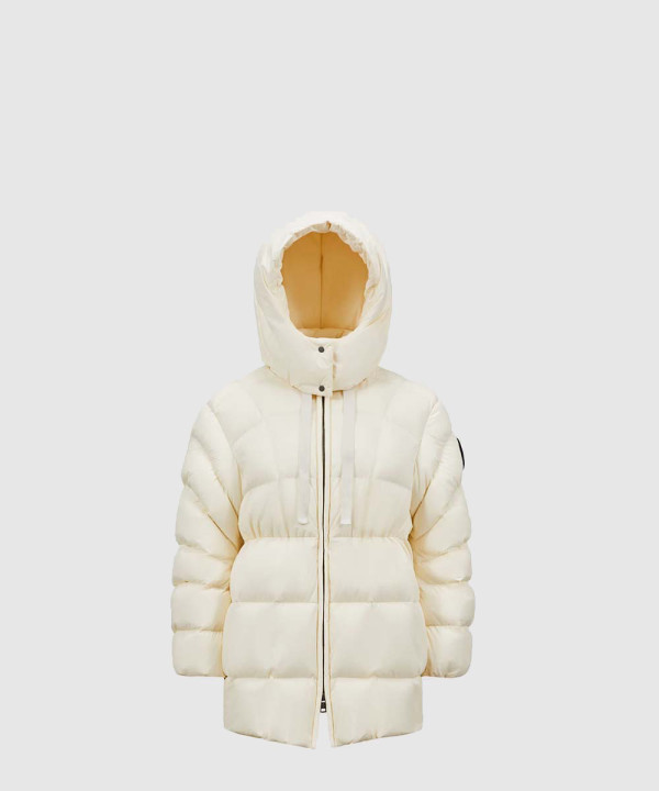 몽클레어 후드 미디 길이 다운 재킷