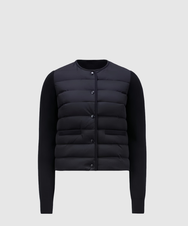 몽클레어 패딩 울 가디건