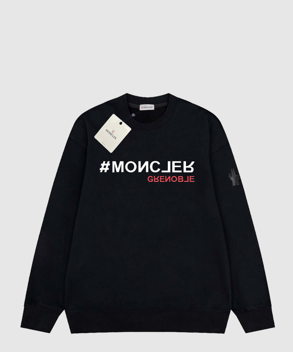 몽클레어 로고 스웨트셔츠