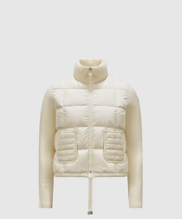 몽클레어 패딩 울 집업 카디건