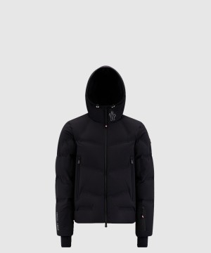 몽클레어 로고 쇼트 패딩