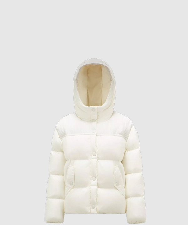 몽클레어 로고 쇼트 패딩