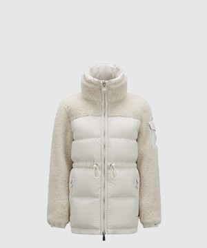 몽클레어 프린트 쇼트 코트