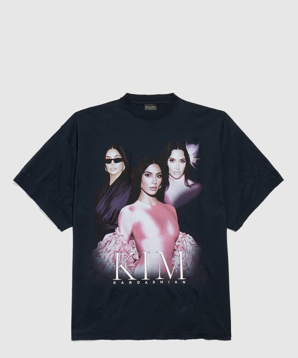 발렌시아가 킴 K 오버사이즈 티셔츠