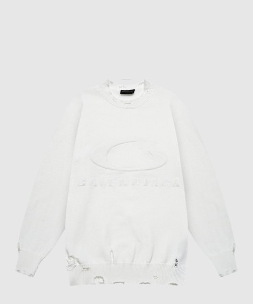 발렌시아가 플라워 코튼 톱