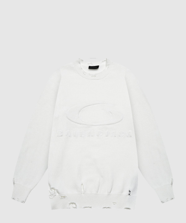 발렌시아가 플라워 코튼 톱