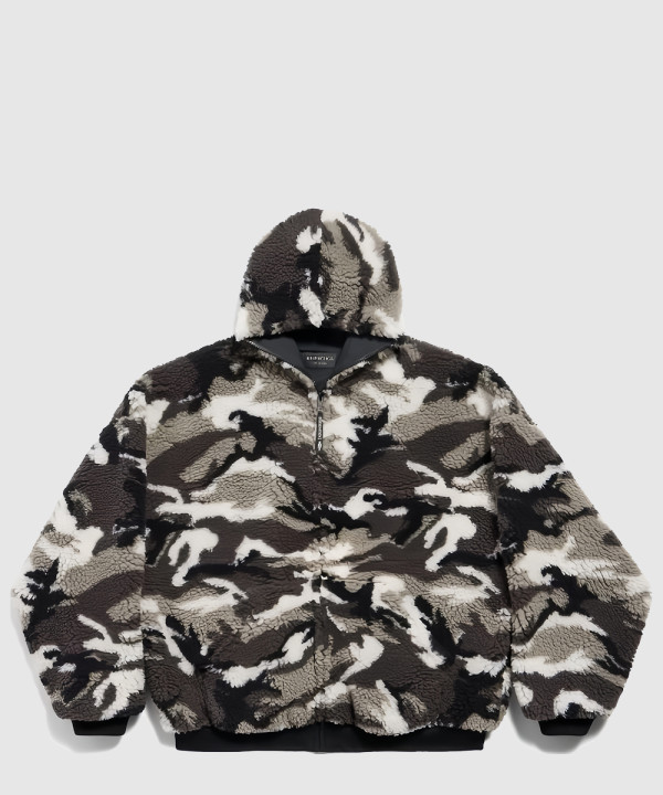 발렌시아가 스키 집업 후디