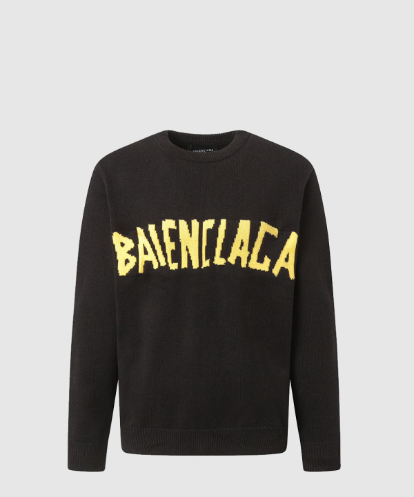 발렌시아가 프린트 니트 톱