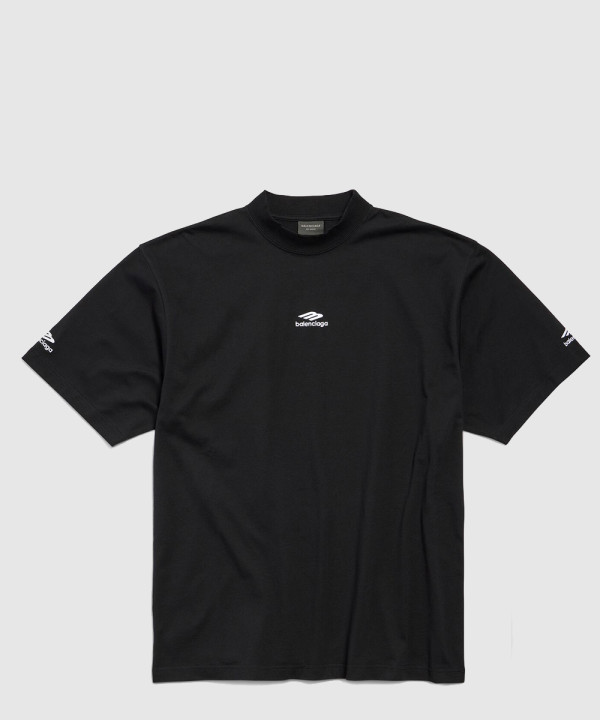 발렌시아가 3B 로고 반팔 티셔츠