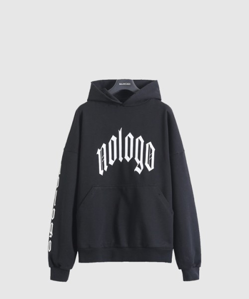 발렌시아가 후드 티셔츠