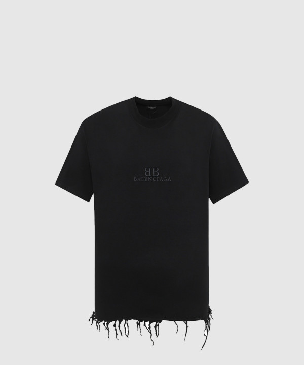 발렌시아가 BB 클래식 발렌시아가 오버사이즈 크롭 티셔츠