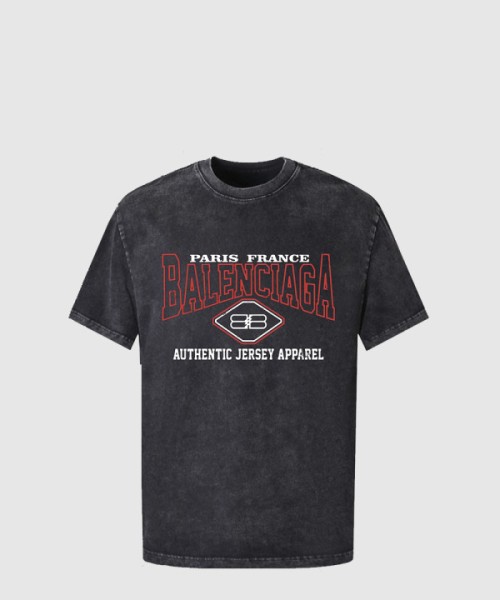 발렌시아가 로고 프린트 반팔