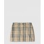 버버리 체크 데님 미니 스커트
