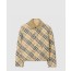 버버리 크롭 체크 퀼팅 반 재킷