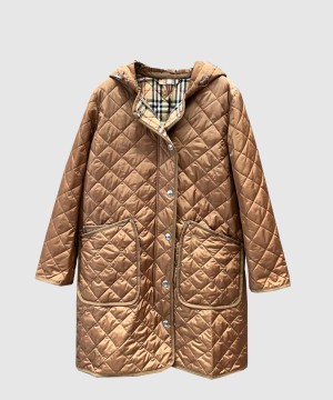 버버리 로고 니트 코트