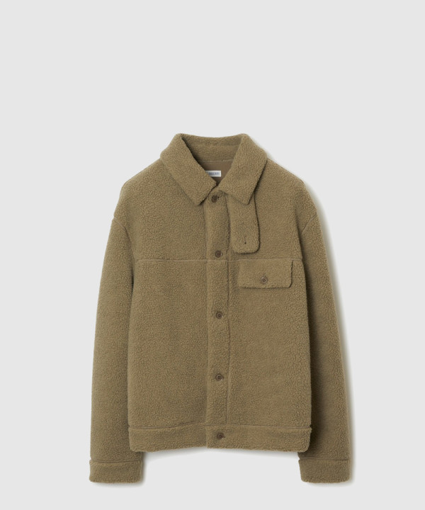 버버리 플리스 오버셔츠