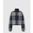 버버리 크롭 체크 퍼퍼 재킷