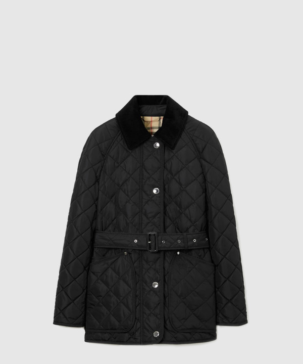 버버리 퀼팅 나일론 재킷