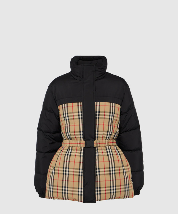 버버리 리버시블 체크 퍼퍼 재킷