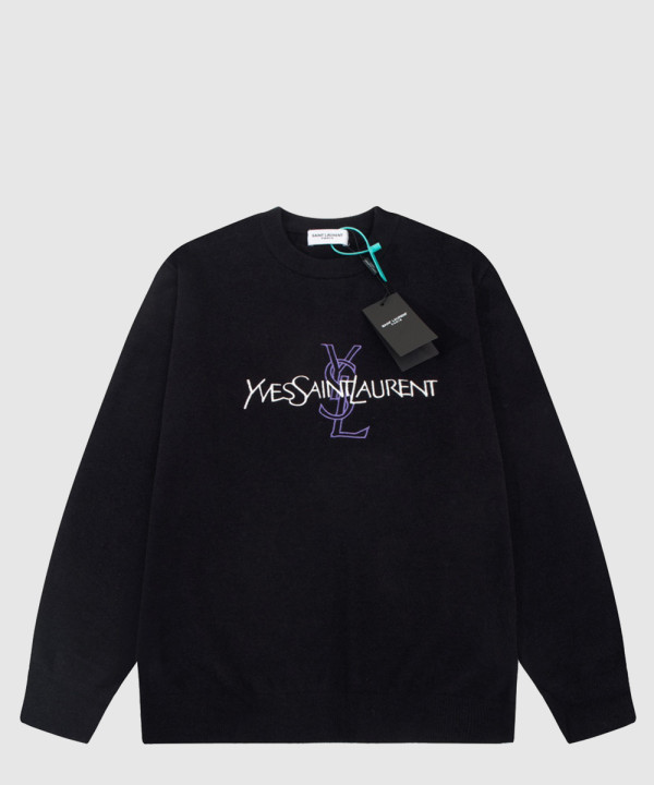 생로랑 플라워 코튼 톱