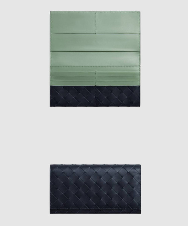 보테가베네타 동전 지갑을 갖춘 인트레치아토 장지갑 749438