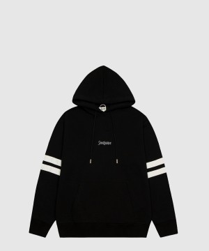 생로랑 로고 쇼트 코트