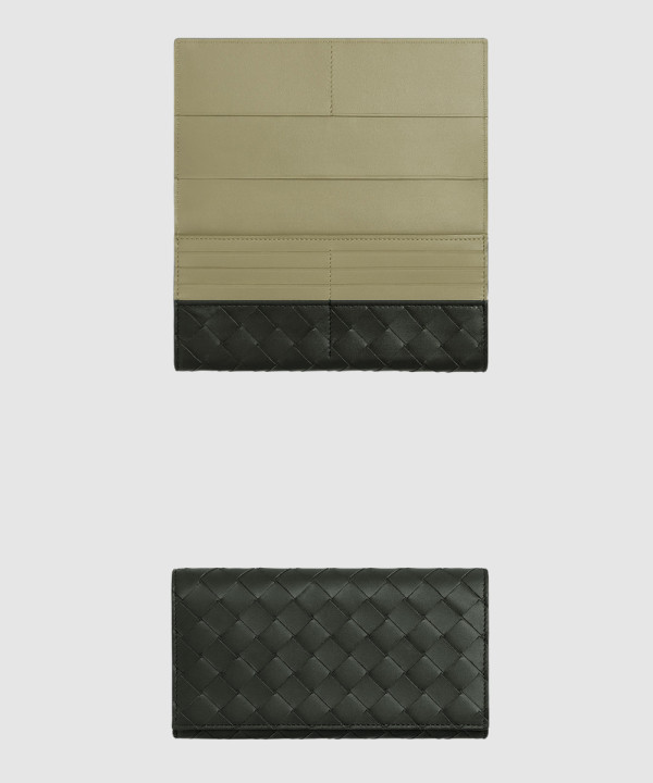 보테가베네타 동전 지갑을 갖춘 인트레치아토 장지갑 749438