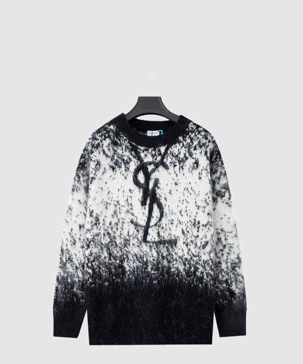 생로랑 플라워 코튼 톱