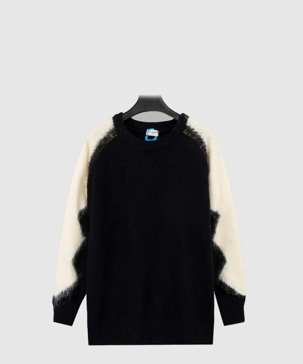 생로랑 로고 프린트 긴팔