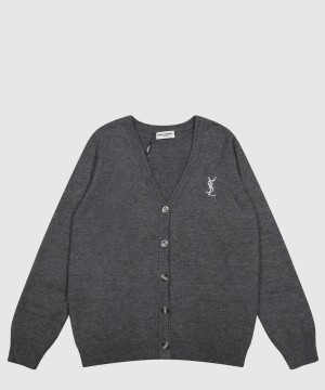 생로랑 니트 카디건 코트