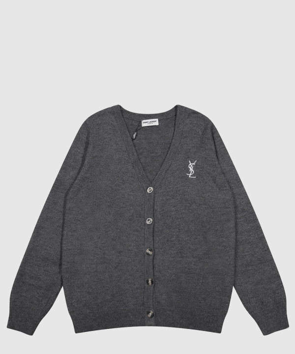 생로랑 니트 카디건 코트