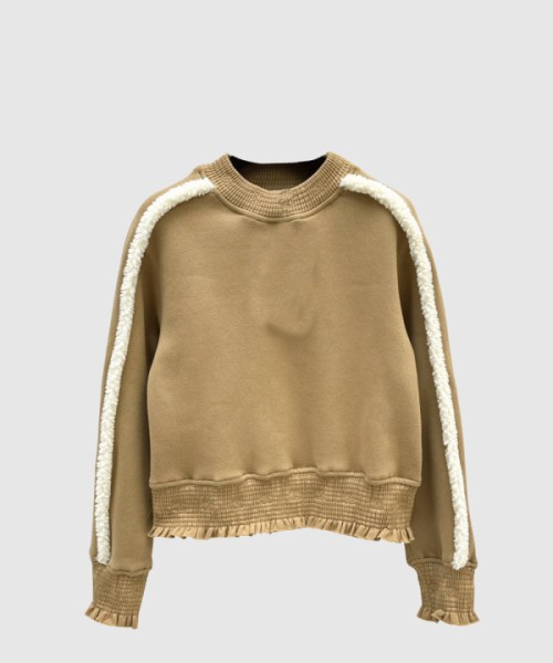 샤넬 프린트 니트 톱