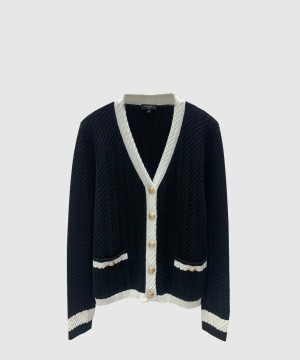 샤넬 로고 쇼트 코트