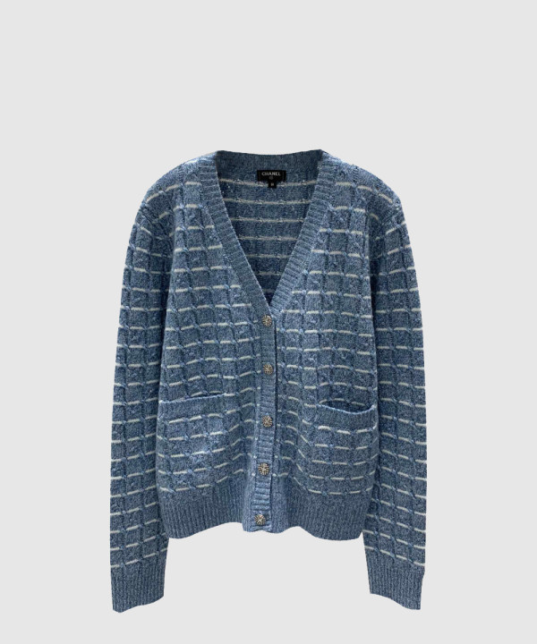 샤넬 로고 쇼트 코트