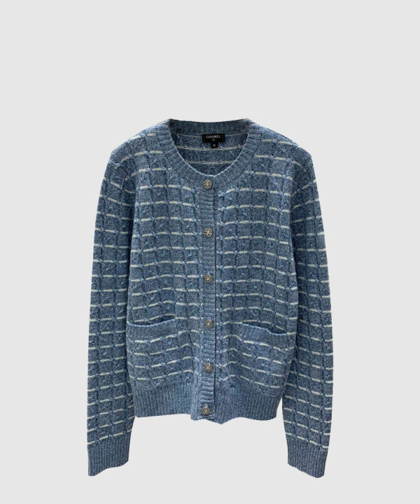 샤넬 로고 쇼트 코트