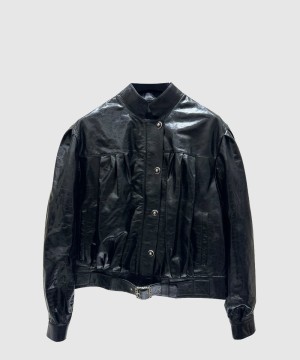 샤넬 로고 쇼트 코트