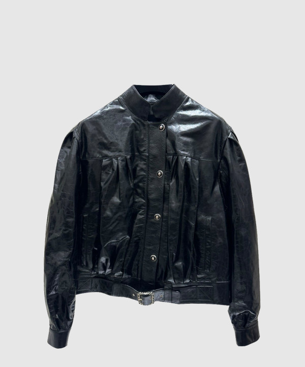 샤넬 로고 쇼트 코트