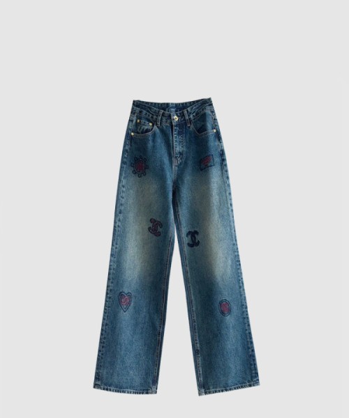 샤넬 데님 팬츠