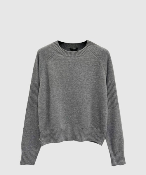 샤넬 프린트 니트 톱