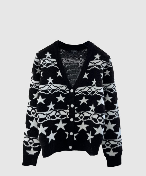 샤넬 로고 쇼트 코트