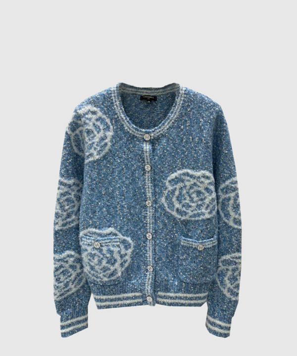 샤넬 로고 쇼트 코트