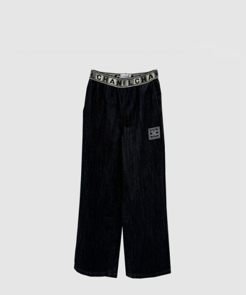 샤넬 데님 팬츠