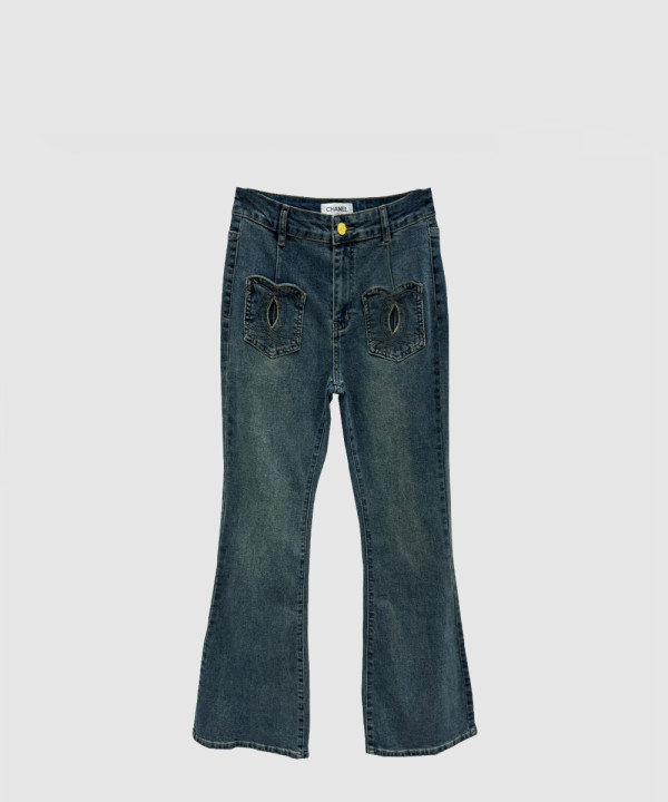 샤넬 데님 팬츠