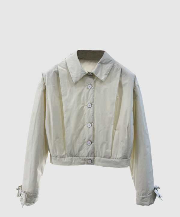 샤넬 로고 쇼트 코트