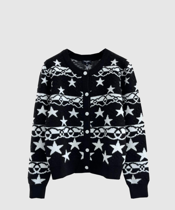 샤넬 로고 쇼트 코트