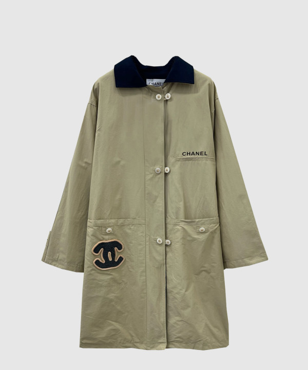 샤넬 로고 코트