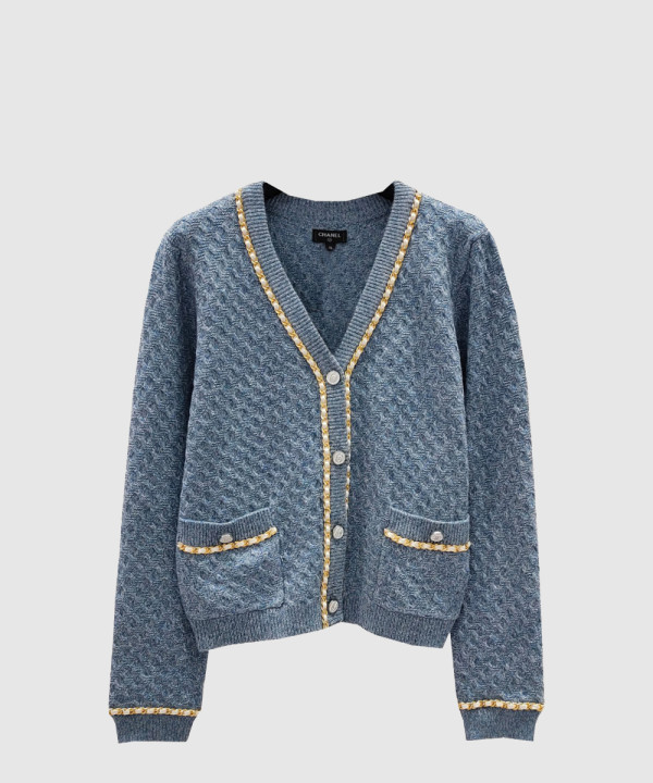 샤넬 로고 쇼트 코트