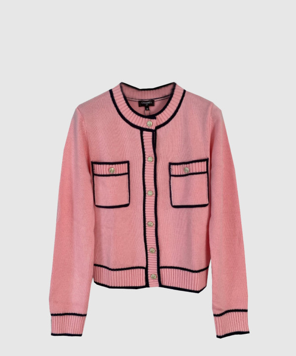 샤넬 로고 쇼트 코트