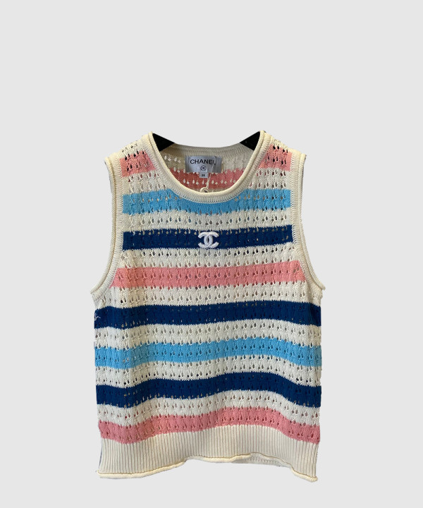 샤넬 니트 톱